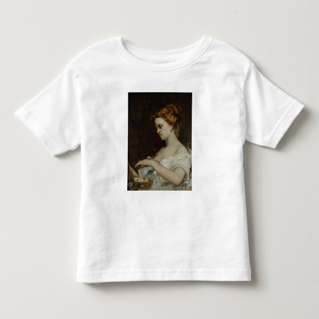 Camiseta Infantil Uma Mulher com Joias, 1867 (Frente)