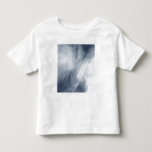 Camiseta Infantil Uma nuvem gigante do redemoinho roda acima do mar