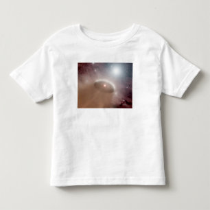 Camiseta Infantil Uma O-estrela apenas atrás de uma estrela nova,