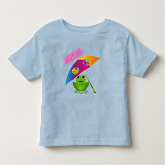 Camiseta Infantil Uma rã alegre