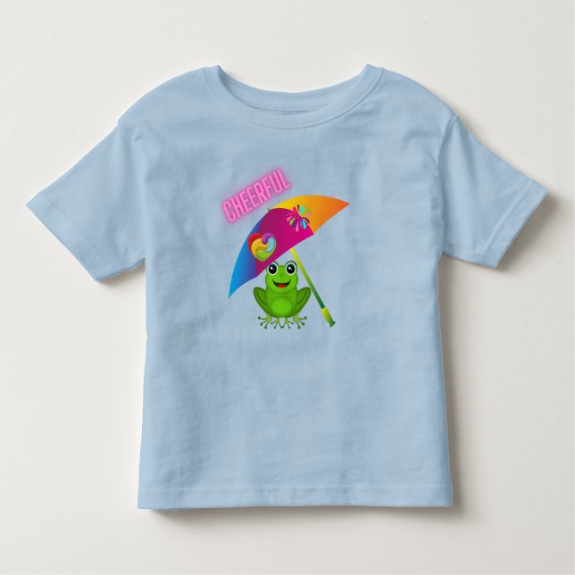 Camiseta Infantil Uma rã alegre (Frente)