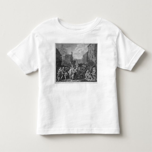 Camiseta Infantil Uma representação do março das guardas (Frente)