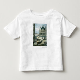 Camiseta Infantil Uma representação exata do carro fúnebre grande
