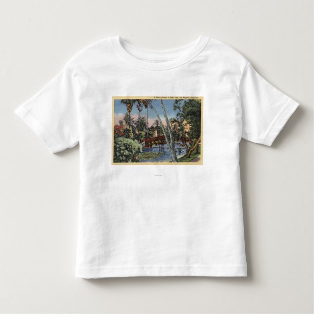 Camiseta Infantil Uma retirada obscuro no parque do eco (Frente)