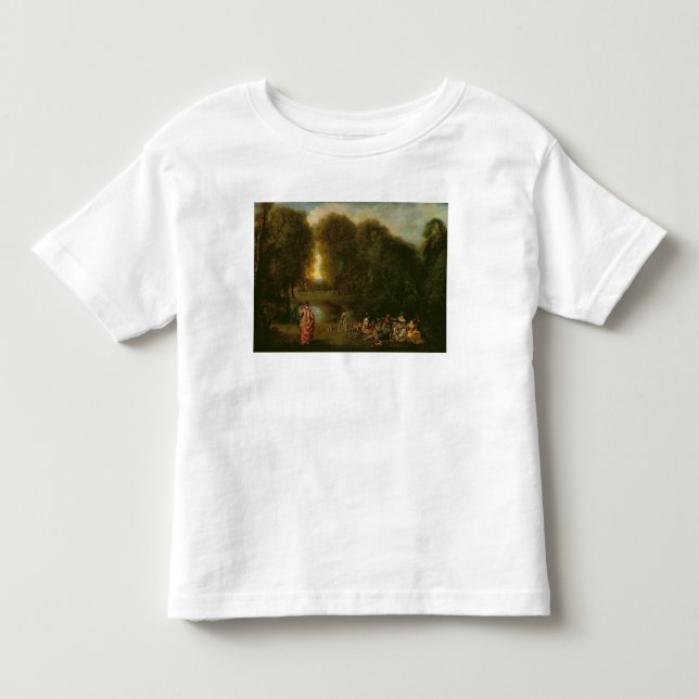 Camiseta Infantil Uma reunião em um parque (Frente)