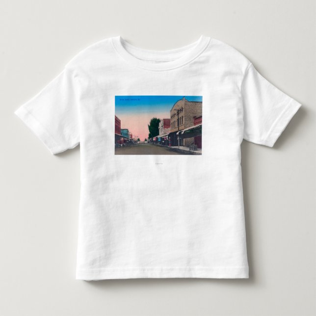 Camiseta Infantil Uma rua SceneLemoore, CA (Frente)