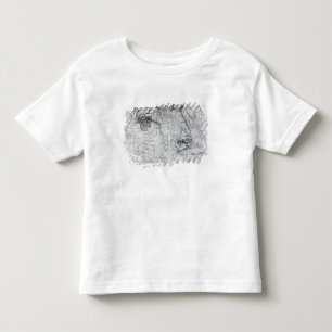 Camiseta Infantil Uma seção de uma folha da avaliação