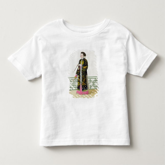 Camiseta Infantil Uma Senhora da Distinção em seu Hábito de Cerimôni (Frente)