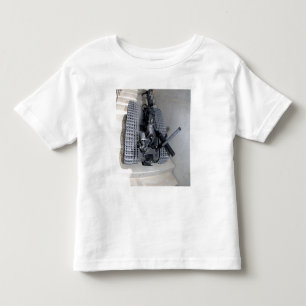 Camiseta Infantil Uma unidade do robô da garra 3B que escala um vô