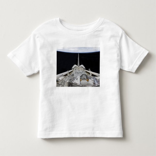 Camiseta Infantil Uma visão parcial do Shuttle do Espaço (Frente)