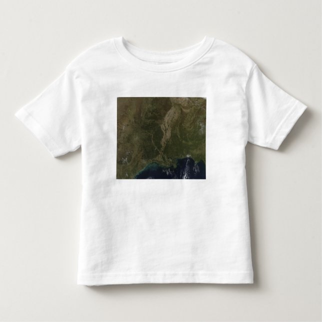 Camiseta Infantil Uma visão sem nuvens do sul dos Estados Unidos (Frente)