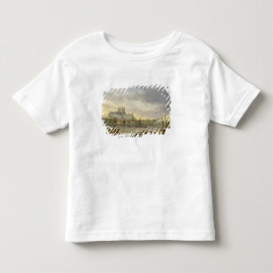 Camiseta Infantil Uma vista da ponte de Westminster e da abadia do