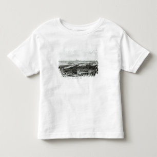Camiseta Infantil Uma vista das cidades de Londres e de Westminster