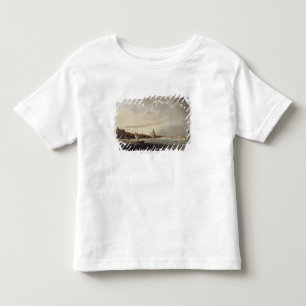 Camiseta Infantil Uma vista de Londres da Tamisa, 1809