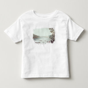 Camiseta Infantil Uma vista de Ticonderoga de um ponto