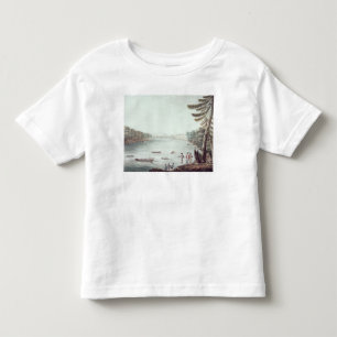 Camiseta Infantil Uma vista de Ticonderoga de um ponto