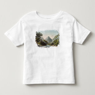 Camiseta Infantil Uma vista na baía de Oheitepha na ilha de
