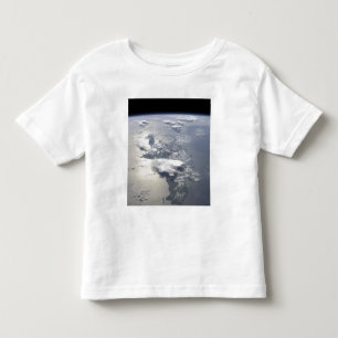 Camiseta Infantil Uma vista panorâmica da ilha de Hispaniola