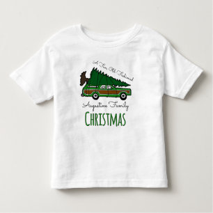Camiseta Infantil Umas férias antiquados do Natal do divertimento