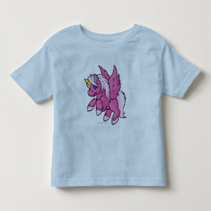 Camiseta Infantil Uni rosa