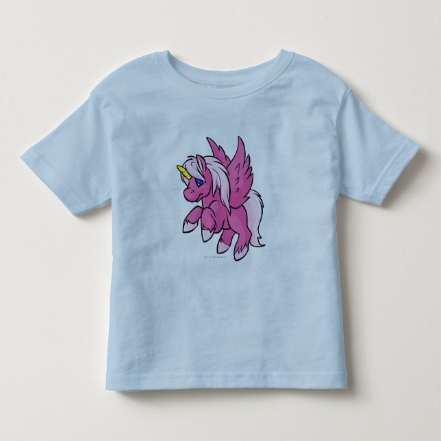Camiseta Infantil Uni rosa (Frente)