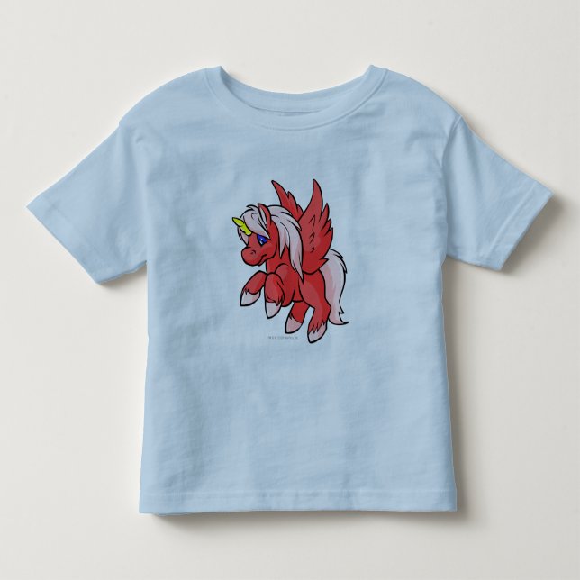 Camiseta Infantil Uni vermelho (Frente)