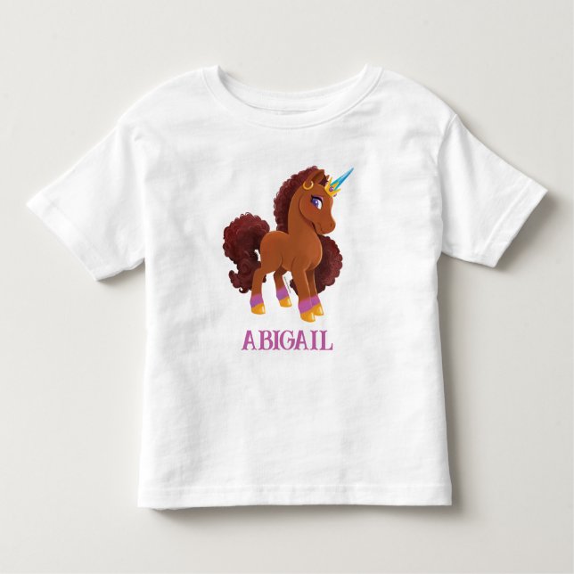 Camiseta Infantil Único Unicórnio Orgulhoso (Frente)