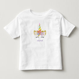 Camiseta Infantil Unicorn Toddler Ruffle Tee