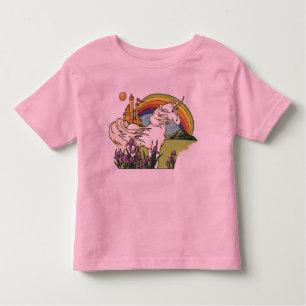 Camiseta Infantil Unicórnio do conto de fadas