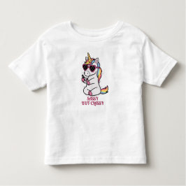 Camiseta Infantil Unicórnio Glam & Sassy