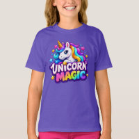 Camiseta Infantil Unicórnio Mágico