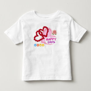 Camiseta Infantil Unicórnios Fofos e Borboletas Floral Colorido Infa