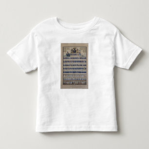 Camiseta Infantil Uniformes prussianos da época de Frederick