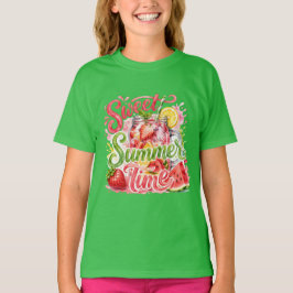 Camiseta Infantil Unisex Sweet Summer Vibes 