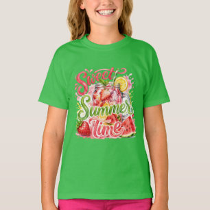 Camiseta Infantil Unisex Sweet Summer Vibes 