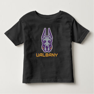 Camiseta Infantil Universidade de Albany Great Danes