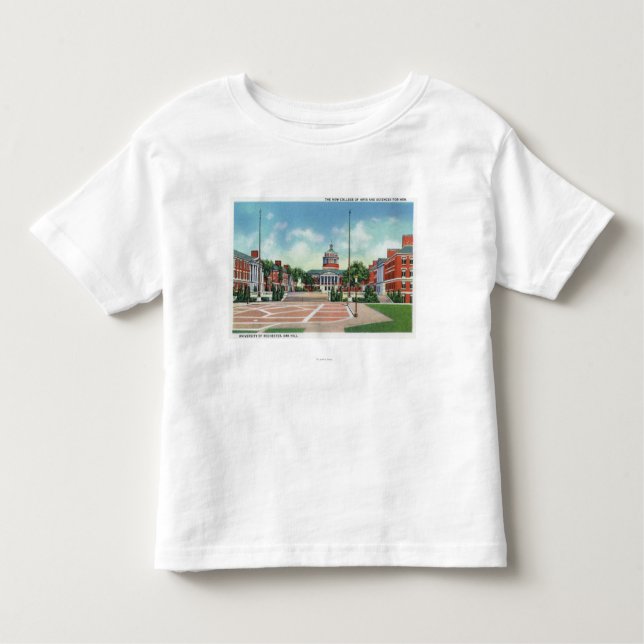 Camiseta Infantil Universidade de Rochester (Frente)