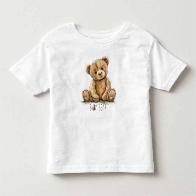 Camiseta Infantil Ursinho de pelúcia bebê (Frente)