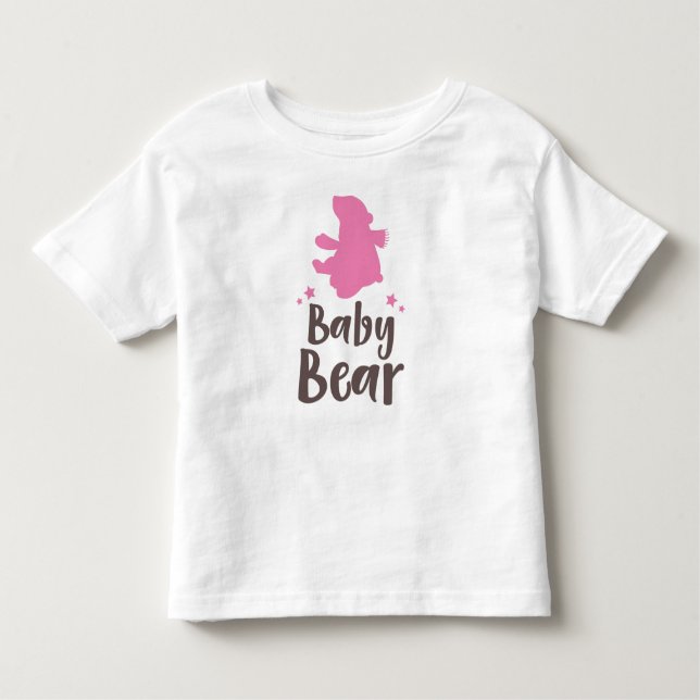 Camiseta Infantil Urso Bebê, Cubo Urso, Urso Bonito, Urso Pequeno -  (Frente)