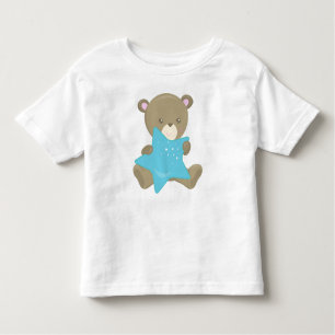 Camiseta Infantil Urso Bonito, Urso Bebê, Urso Pequeno, Urso Com Est