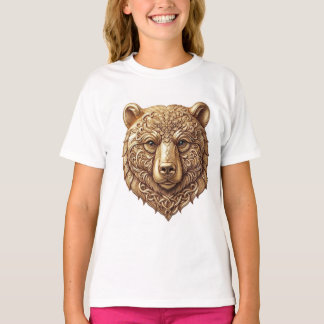 Camiseta Infantil Urso Cinzento Majestoso, Vida Se