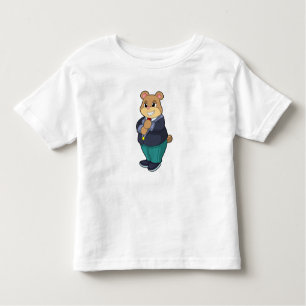 Camiseta Infantil Urso como Almoço com Ensino