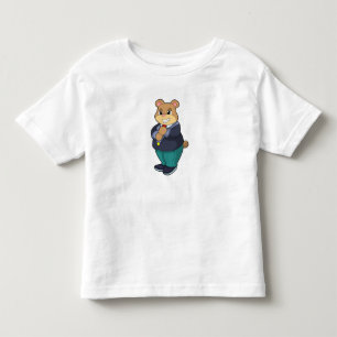 Camiseta Infantil Urso como Noivo com Terno