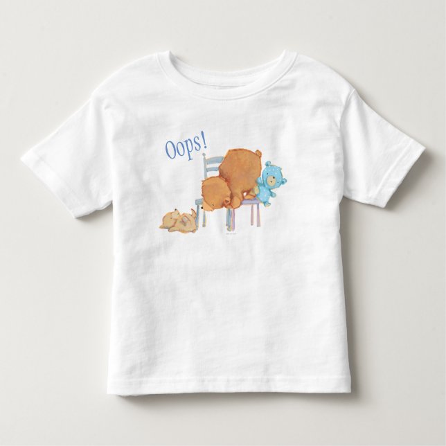 Camiseta Infantil Urso de Brown grande, chita, & cadeiras flexíveis (Frente)