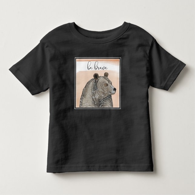 Camiseta Infantil Urso de fofinhos | Ser Corajoso (Frente)