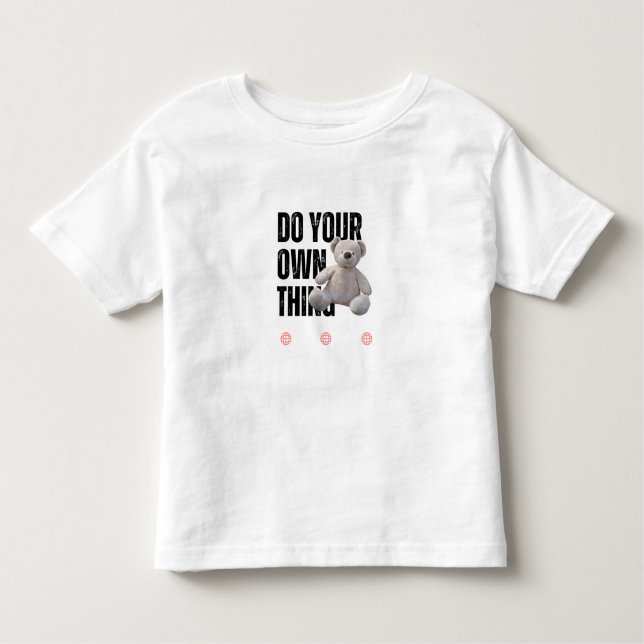 Camiseta Infantil Urso de Teddy (Frente)