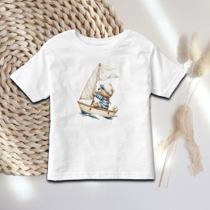 Camiseta Infantil Urso de Teddy do Marinheiro Personalizado
