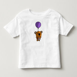 Camiseta Infantil Urso de ursinho do balão