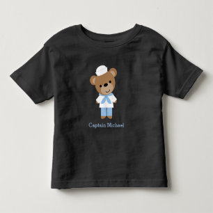 Camiseta Infantil Urso Marinheiro Bonito