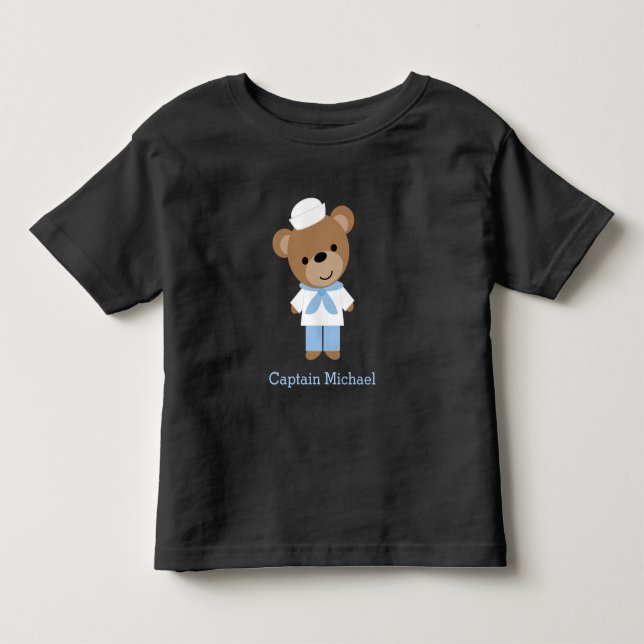 Camiseta Infantil Urso Marinheiro Bonito (Frente)